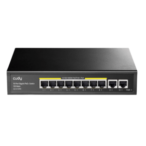 GS1010PE cudy 8-Port Gigabit PoE+ Switch with 2 Gigabit Uplink Ports 120W