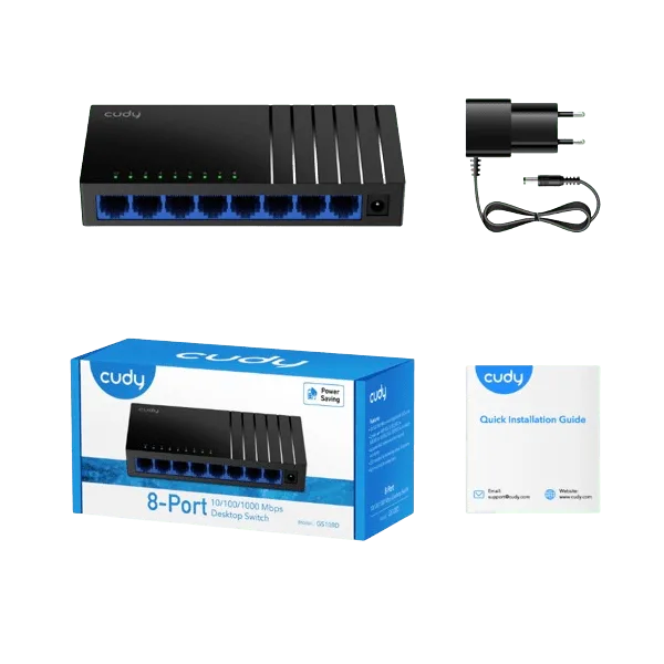 GS108D Switch de bureau Gigabit à 8 ports CUDY