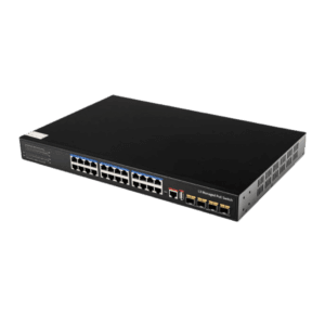 GS5024PS4-400W 24-Port Layer 3 Managed Gigabit PoE+ Switch avec 4 10G SFP Slots 400W