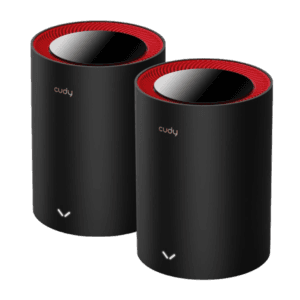  M3000 2-Pack AX3000 Wi-Fi6 Mesh 2.5G Solution Cudy noir