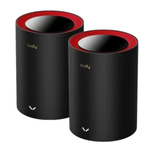  M3000 2-Pack AX3000 Wi-Fi6 Mesh 2.5G Solution Cudy noir