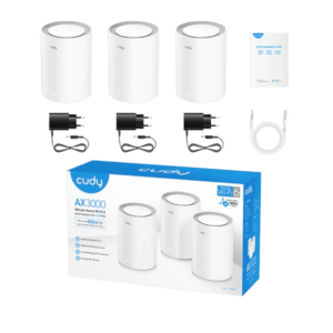 M3000(3-Pack) Cudy AX3000 Wi-Fi 6 Mesh 2.5G Solution