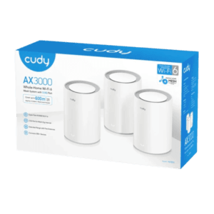 M3000(3-Pack) Cudy AX3000 Wi-Fi 6 Mesh 2.5G Solution