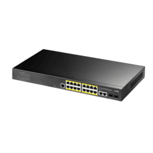 Switch Gigabit PoE+ géré de couche 2 à 16 ports cudy GS2018PS2-200W avec 2 ports Gigabit de liaison montante et 2 emplacements SFP Gigabit 200W