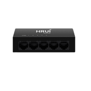 HR-SWG0050-M - Switch 5-Port Gigabit RJ45 Ports Ethernet avec Boîtier Métallique Compact - HRUI Maroc