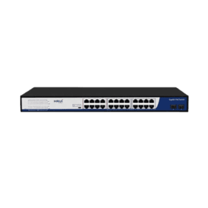 HR901-AFG-242S-300 – HRUI Maroc Ethernet Switch 26 Port Gigabit PoE 24 Ports RJ45 et 2 Gigabit SFP Slots 300W