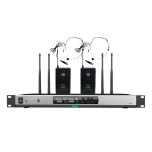 D5821 Recepteur de Microphone True Diversity a 2 canaux 2 Micros Portables DSPPA Prix Maroc min 2