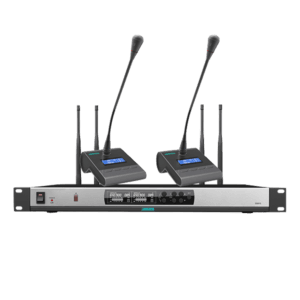 D5821 Recepteur de Microphone True Diversity a 2 canaux 2 Micros Portables DSPPA Prix Maroc min