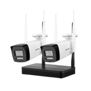 NKS424W0H - 2 Caméras de Surveillance Bullet WiFi 4 MP Audio Intégré Hikvision Maroc