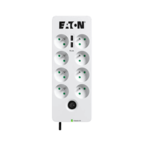 PB6UF / PB6TUF – Eaton Protection Box 6 Tel@ USB FR Multiprise Parafoudre 6 Ports avec Protection Téléphonique et Ports USB