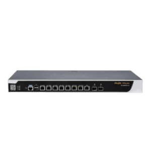 RG-NBR6215-E - RUIJIE 8X10/100/1000 BASE-T PORTS, 1X100/1000 BASE-X PORT, 1X10GB BASE-X PORT, 2 USB PORTS AND 1 CONSOLE PORT; 1500 RECOMMENDED CONCURRENT CLIENTS, 2.5 GBPS MAXIMUM THROUGHPUT; SUPPORT RUIJIE CLOUD Prix Maroc