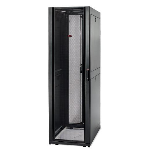 1 AR3350 Net Shelter SX 42 U 750mm Wide x 1200mm Deep Enclosure with Sides Black APC