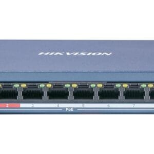 DS-3E0109P-E/M(B) - 8 Port Fast Ethernet Unmanaged POE Switch - Hikvision Prix Maroc