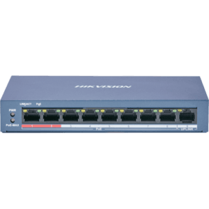 DS-3E0109P-E/M(B) - 8 Port Fast Ethernet Unmanaged POE Switch - Hikvision Prix Maroc