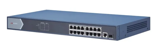 DS-3E0518P-E - 16 Port Gigabit Unmanaged POE Switch - Hikvision Prix Maroc