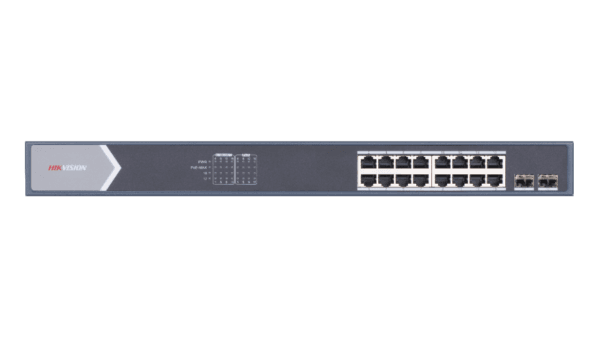 DS-3E0518P-E - 16 Port Gigabit Unmanaged POE Switch - Hikvision Prix Maroc