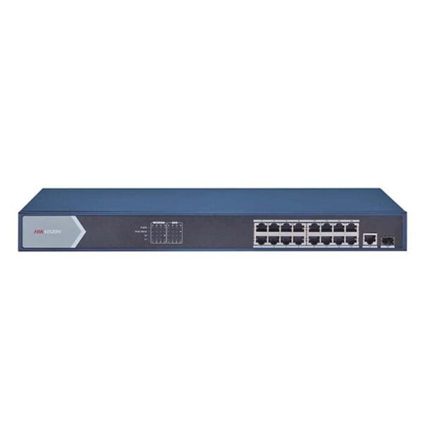 DS-3E0518P-E - 16 Port Gigabit Unmanaged POE Switch - Hikvision Prix Maroc