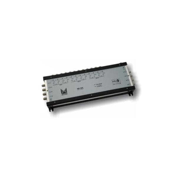 MB-302 - ALCAD - 12 polarités et TV avec 8 sorties. DiSEqC 2.0, bande terrestre active, alimentation inclus Prix Maroc