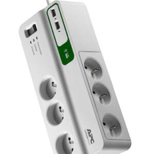PM6U-FR - APC Essential SurgeArrest 6 outlets with 5V, 2.4A 2 port USB charger, 230V France - APC 2 PM6U-FR - APC Essential SurgeArrest 6 outlets with 5V, 2.4A 2 port USB charger, 230V France - APC Prix Maroc