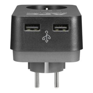 PME1WU2B-GR - APC Essential SurgeArrest 1 Outlet 2 USB Ports Black 230V Germany - APC 3 PME1WU2B-GR - APC Essential SurgeArrest 1 Outlet 2 USB Ports Black 230V Germany - APC Prix Maroc