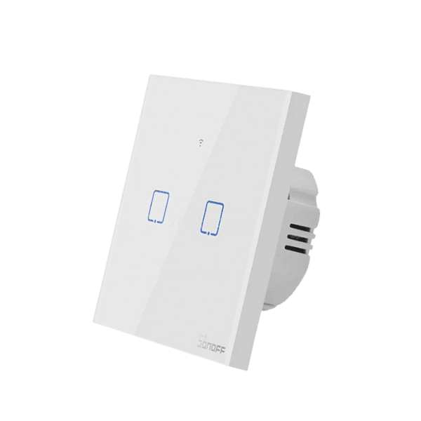 T2EU2C - SONOFF TX Series Wi-Fi Interupteur Tactil double Eclairage et RF - SONOFF Prix Maroc