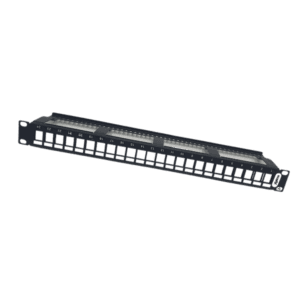 TPN-PB46AF - PB MODULAIRE (VIDE) 24 PORTS CAT6A STP 19'' 1U - TOPNet Prix Maroc