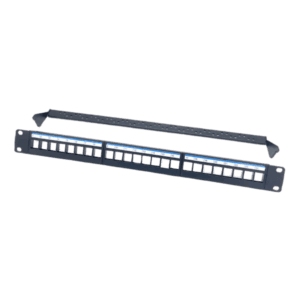 TPN-PD24V - PATCH PANEL MODULAIRE (VIDE) 24 PORTS 19'' 1U - TOPNet Prix Maroc