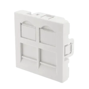 TPN-PL45D7 - PLASTRON RJ45 DOUBLE 45X45 CAT6A/7 - TOPNet Prix Maroc