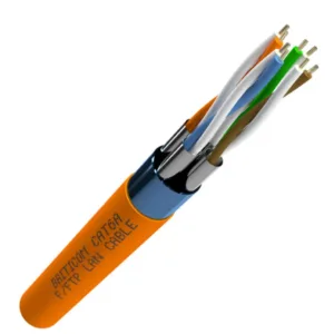 M05D2825 - Câble Ethernet Cat6A F/FTP 10GbE 500m AWG23 LSZH Orange - Qubix Prix Maroc