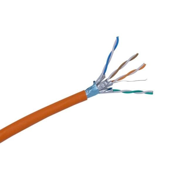 M05D2825 - Câble Ethernet Cat6A F/FTP 10GbE 500m AWG23 LSZH Orange - Qubix Prix Maroc