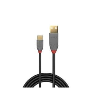 LINDY-36886 - Câble USB 2.0 Type A vers C 1m - Anthra Line élégante - LINDY