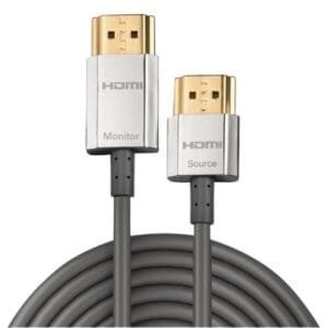 LINDY-41675 - Câble HDMI 2.0 A/A Slim 3m Haute Vitesse CROMO - LINDY