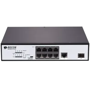 S1210-8P - Switch PoE 120W 10 Ports, 8 PoE + 1 SFP + 1 BASE-T - BDCOM Prix Maroc