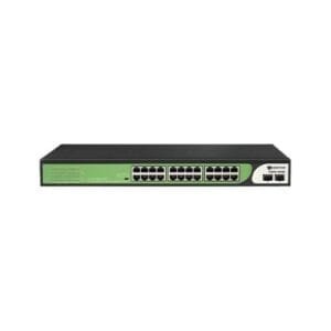 S1500-24P2S - Switch PoE+ 24 Ports Gigabit avec Alimentation Intégrée - BDCOM Prix Maroc
