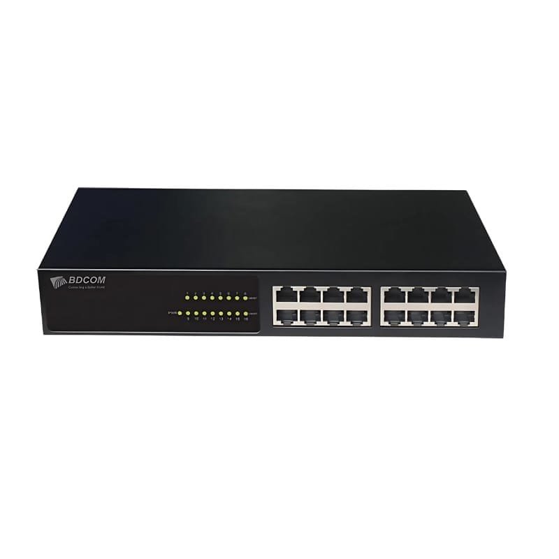 S1516V1 Switch 16 ports 101001000 MbpS haute performance reseau BDCOM 1