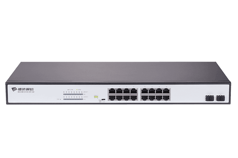 S1518 16P 330 Switch POE 16 ports Gigabit Rackable 300W AC 220V BDCOM 1