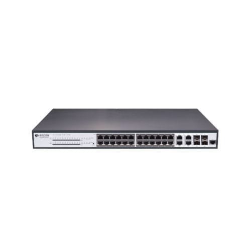 S2528P - Commutateur 24 ports Gigabit POE+ et 4 SFP RACKABLE - BDCOM 4 S2528P Commutateur 24 ports Gigabit POE et 4 SFP RACKABLE BDCOM 1