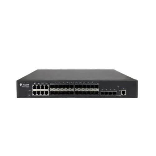 S2928EF 2AC Commutateur reseau 16x SFP 8x Gigabit 4x 10G ports BDCOM 1