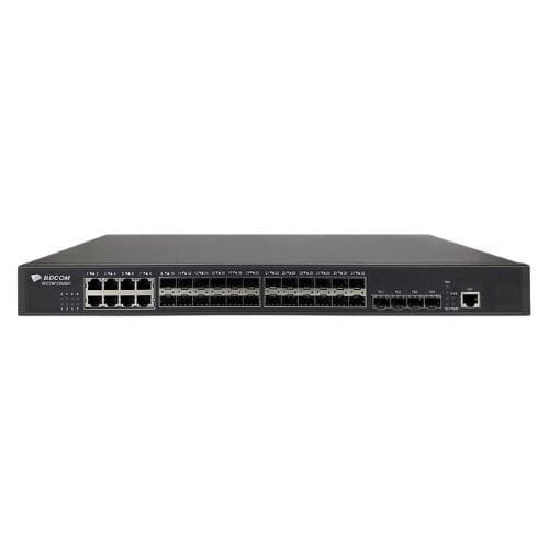 S2928EF 2AC Switch 24 Ports SFP 3 Couches 1U Montable en Rack BDCOM 2