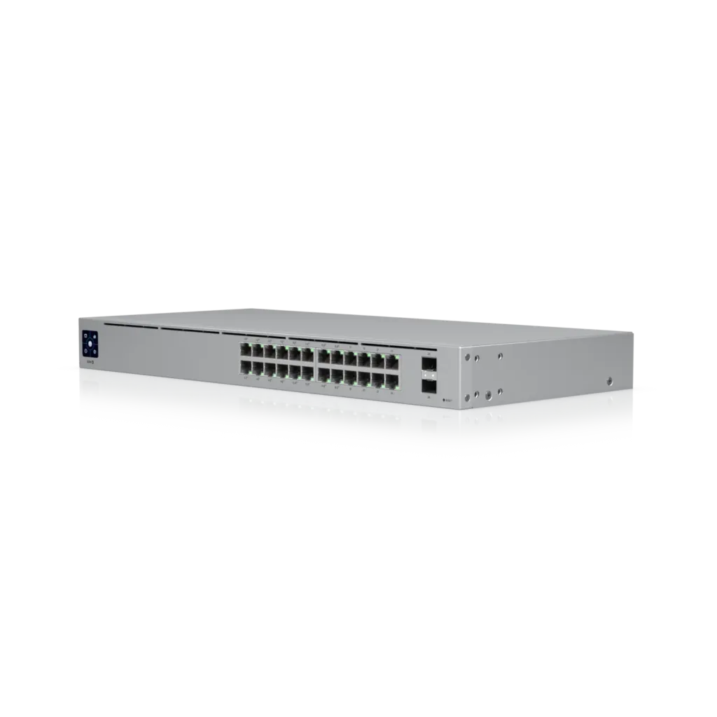 USW-24-POE-EU - Switch réseau 24 ports PoE+, 1000 Mb/s, SFP inclus - Ubiquiti Prix Maroc