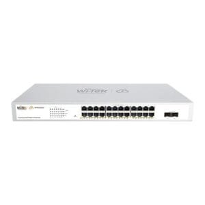 WI-PCES326GF V2 - Commutateur PoE Cloud 24 ports avec SFP 1000 Mbps - Wi-Tek Prix Maroc