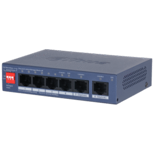 CS4006-4ET2GT-36 - Dahua Switch 5 Ports Mégabit POE Cloud 2*GB