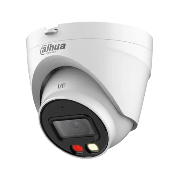HDW1239V-A-IL - Dahua Camera IP POE DOME 2MP Full Color SMART IR + AUDIO IR 40m
