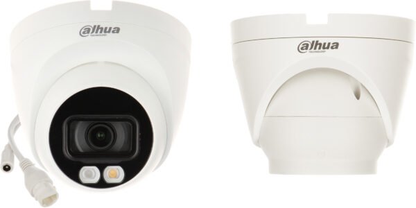 HDW1239V-A-IL - Dahua Camera IP POE DOME 2MP Full Color SMART IR + AUDIO IR 40m