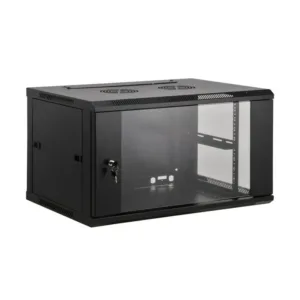 ZK-R6U-6406S - Armoire murale 19" 6U en acier avec porte en verre trempé - ZKTeco