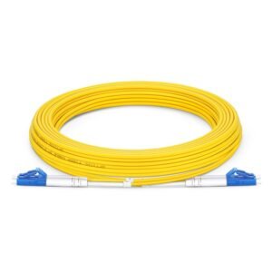 LCSCDXS2YEL3 - Cordon de fibre optique Duplex LC/UPC-SC/UPC Jaune 3m 2mm - Briticom