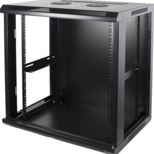 ZK-R12U-6412S - Armoire de rangement auto-assemblée 19", 12U, verre trempé - ZKTeco