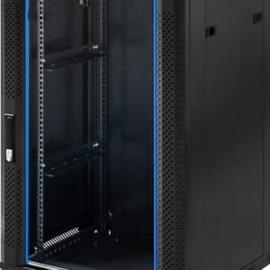 ZK-R22U-6622S - Armoire informatique auto-assemblée 19", 22U avec verre trempé noir - ZKTeco 2 ZK-R22U-6622S - Armoire auto-assemblée 19", 22U avec verre trempé noir - ZKTeco