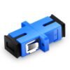 SCUSXSMABLU - Adaptateur Fibre Optique SC/UPC Simplex SM Couleur Bleue - Briticom