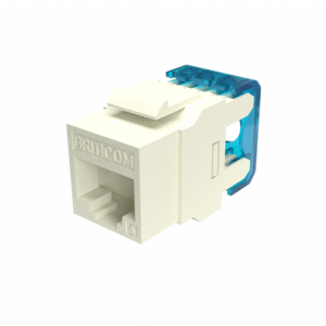 UTPC6KJ180WHT-E - Prise Keystone RJ45 Cat 6 Cuivre Blanc 180° 50 pièces - Briticom